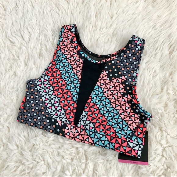 Victoria's Secret Other - 🆕 VICTORIA’S SECRET VSX Neon Geo Dot Sport Bra XS